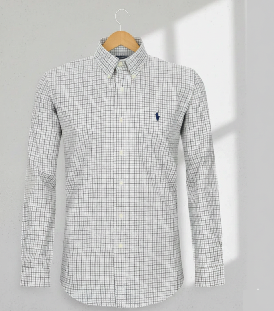 Camicia a quadri Polo Ralph Lauren – 100% cotone – Collo button-down – Logo ricamato