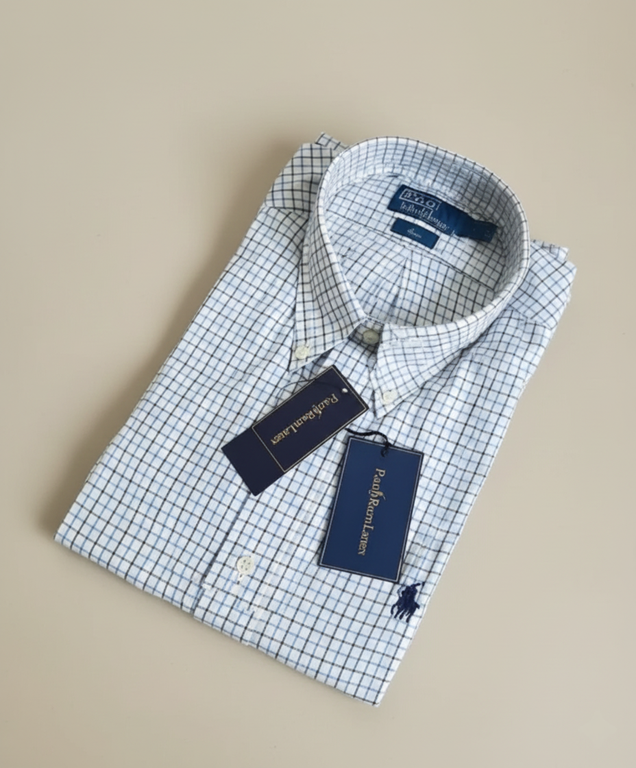 Camicia a quadri Polo Ralph Lauren – 100% cotone – Collo button-down – Logo ricamato