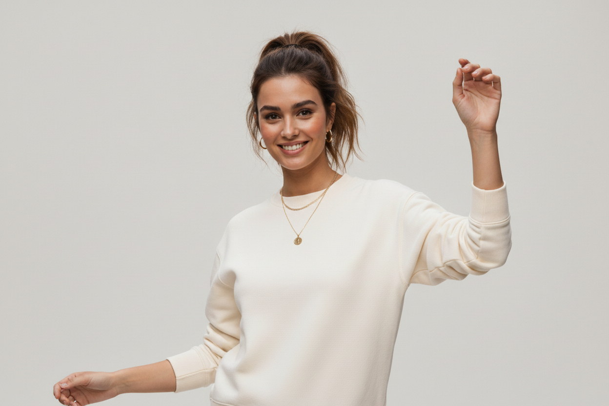 Pull à torsades en laine